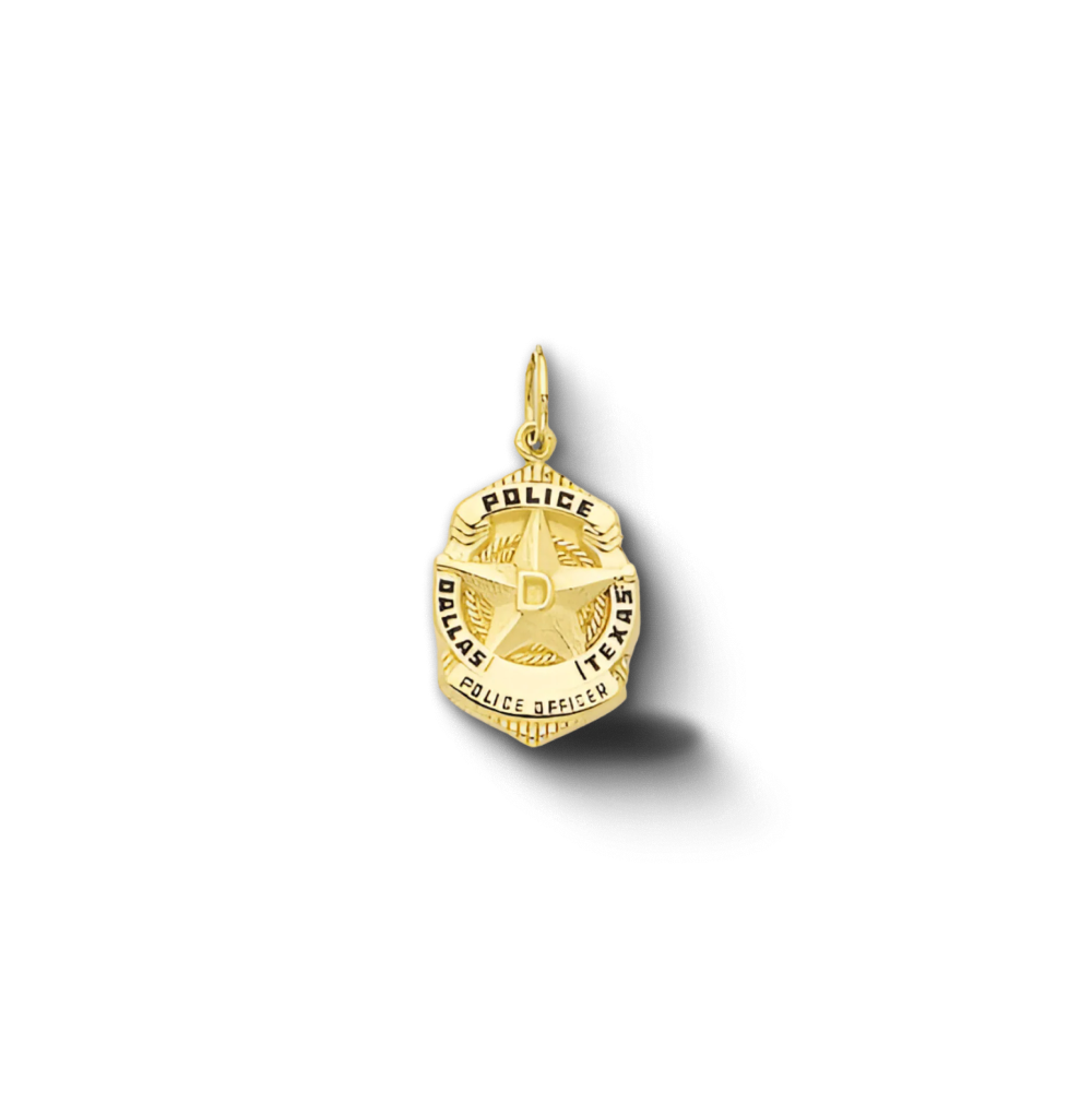 Dallas Police Department Badge Pendant