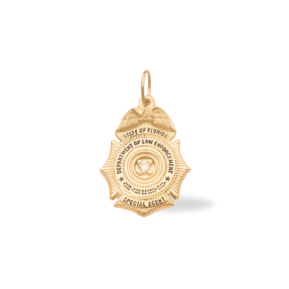 Dept. of Law Enforcement Badge Pendant