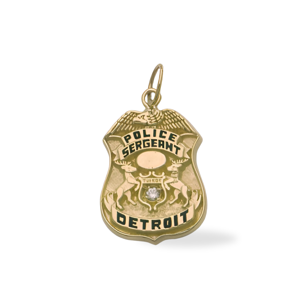 Detroit Police Department Badge Pendant