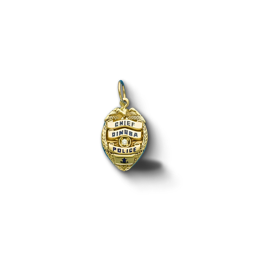 Dinuba Police Department Badge Pendant