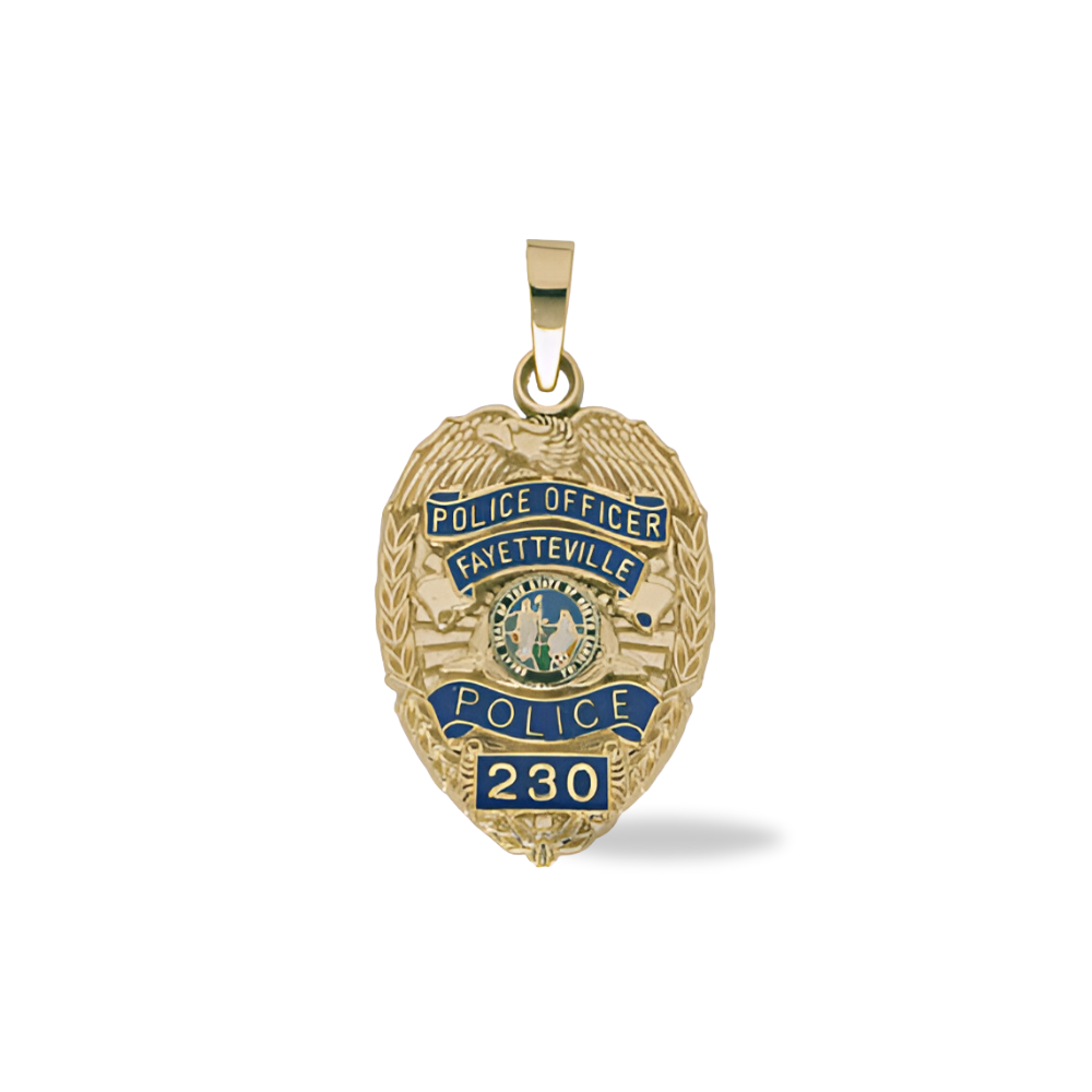 Fayetteville Police Department Badge Pendant
