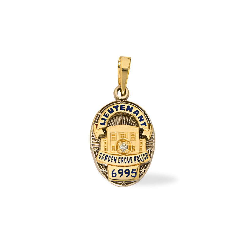Garden Grove Police Department Badge Pendant
