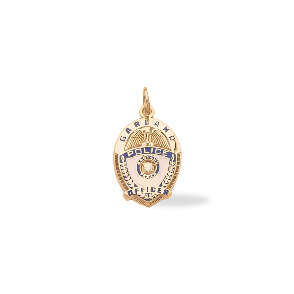 Garland Police Department Badge Pendant
