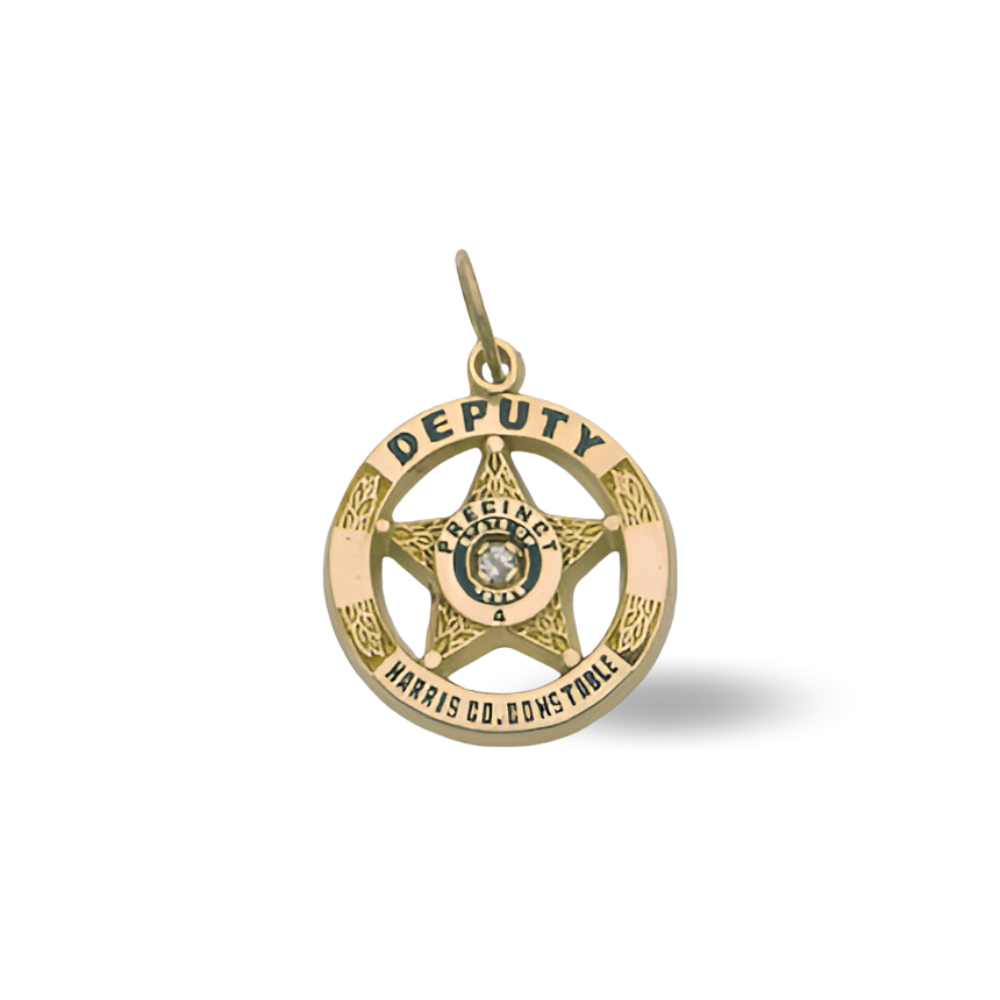 Harris County Constable Badge Pendant