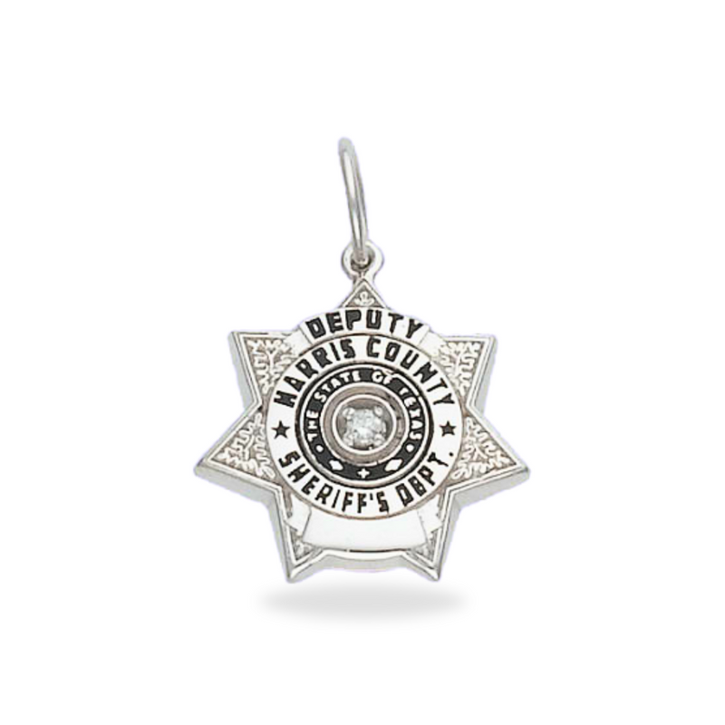 Harris County Sheriff Department Badge Pendant