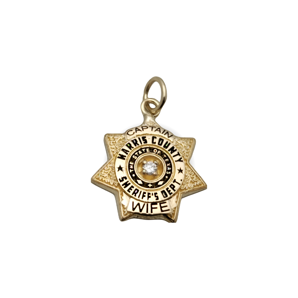 Harris County Sheriff Department Badge Pendant