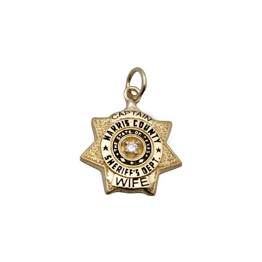 Harris County Sheriff Department Badge Pendant