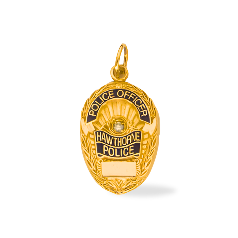 Hawthorne Police Department Badge Pendant