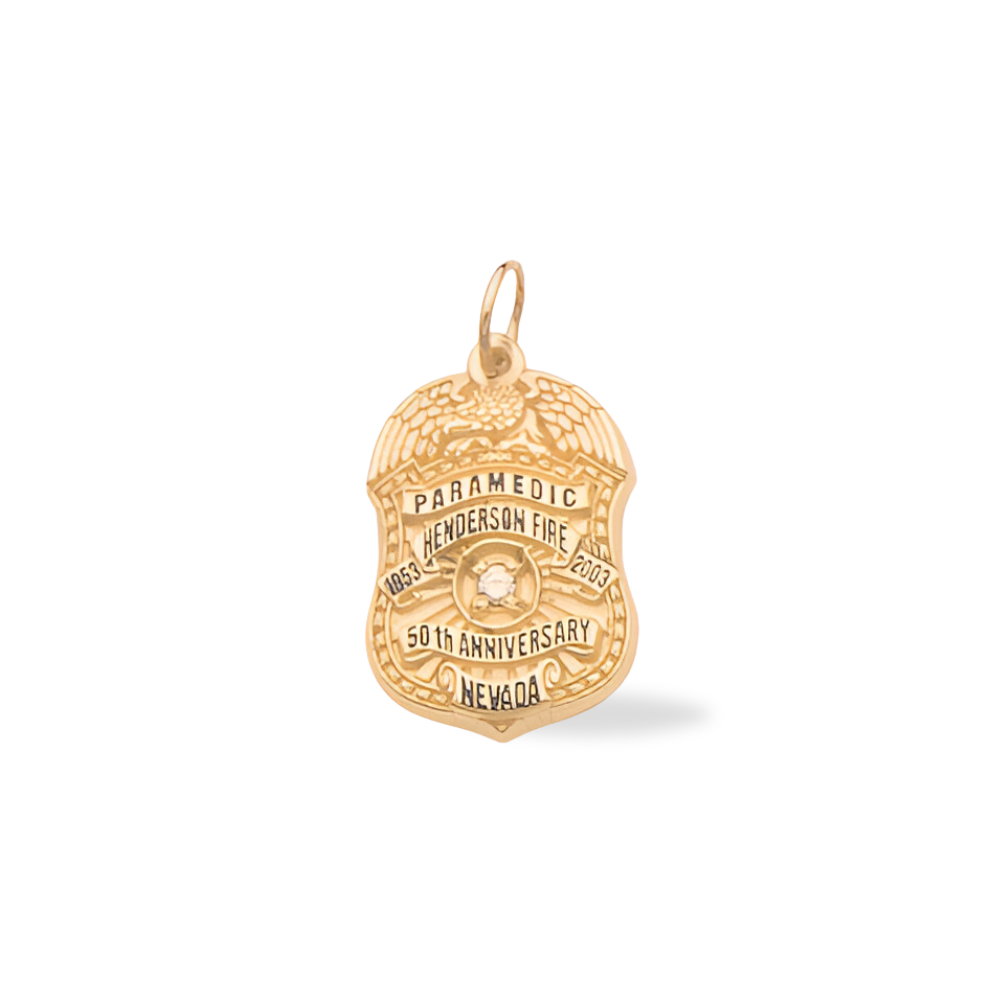 Henderson Fire Department Badge Pendant