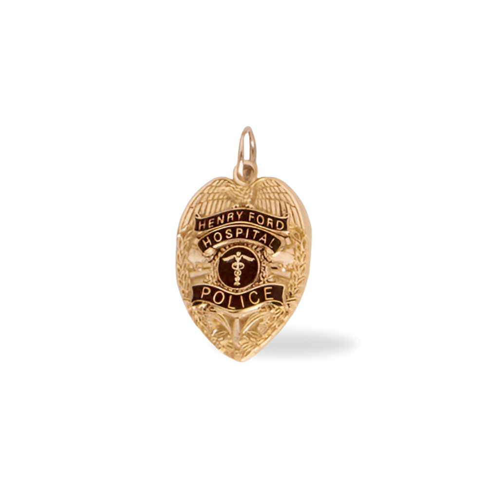 Henry Ford Hospital Police Badge Pendant