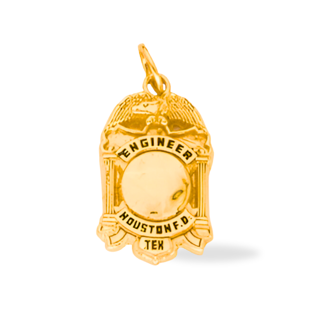 Houston Fire Department Badge Pendant