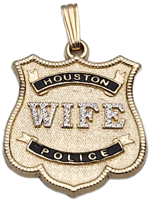 Houston Police Department Badge Pendant