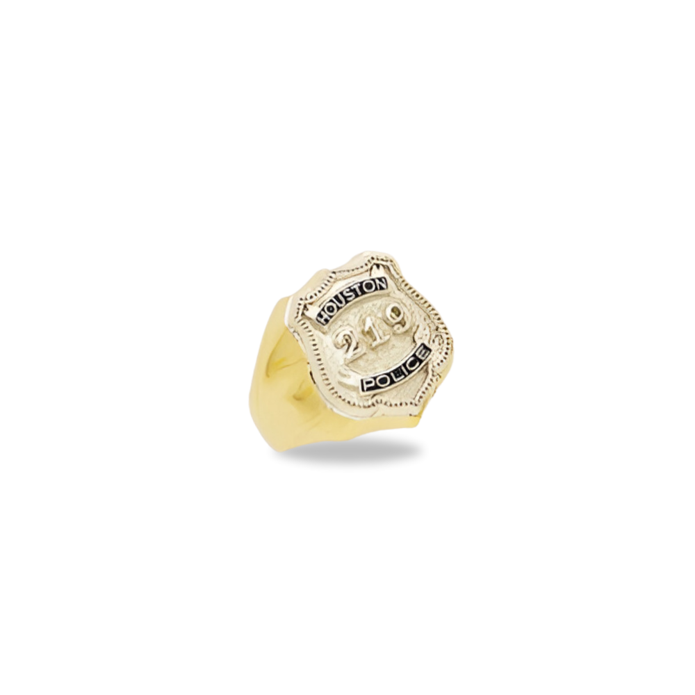 Houston Police Department Badge Ring