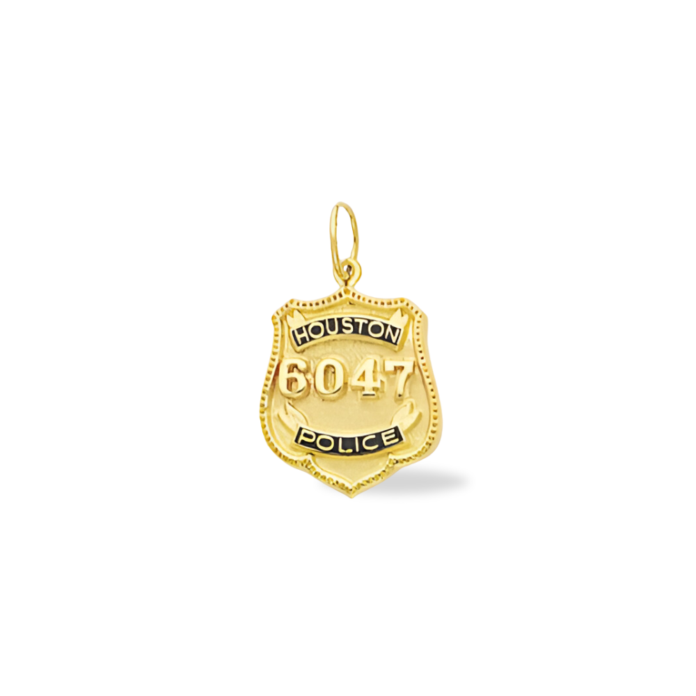 Houston Police Department Badge Pendant