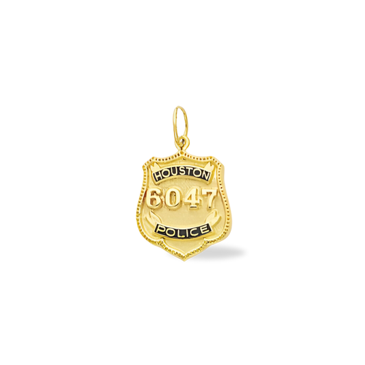 Houston Police Department Badge Pendant