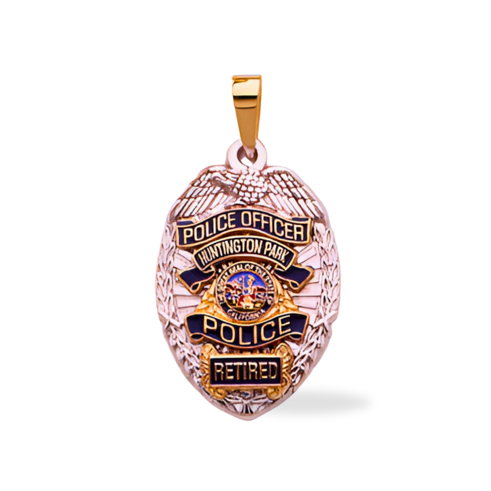 Huntington Park Police Department Badge Pendant