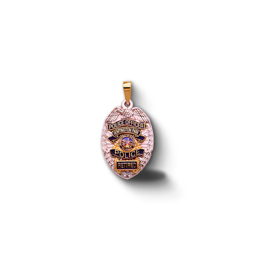 Huntington Park Police Department Badge Pendant