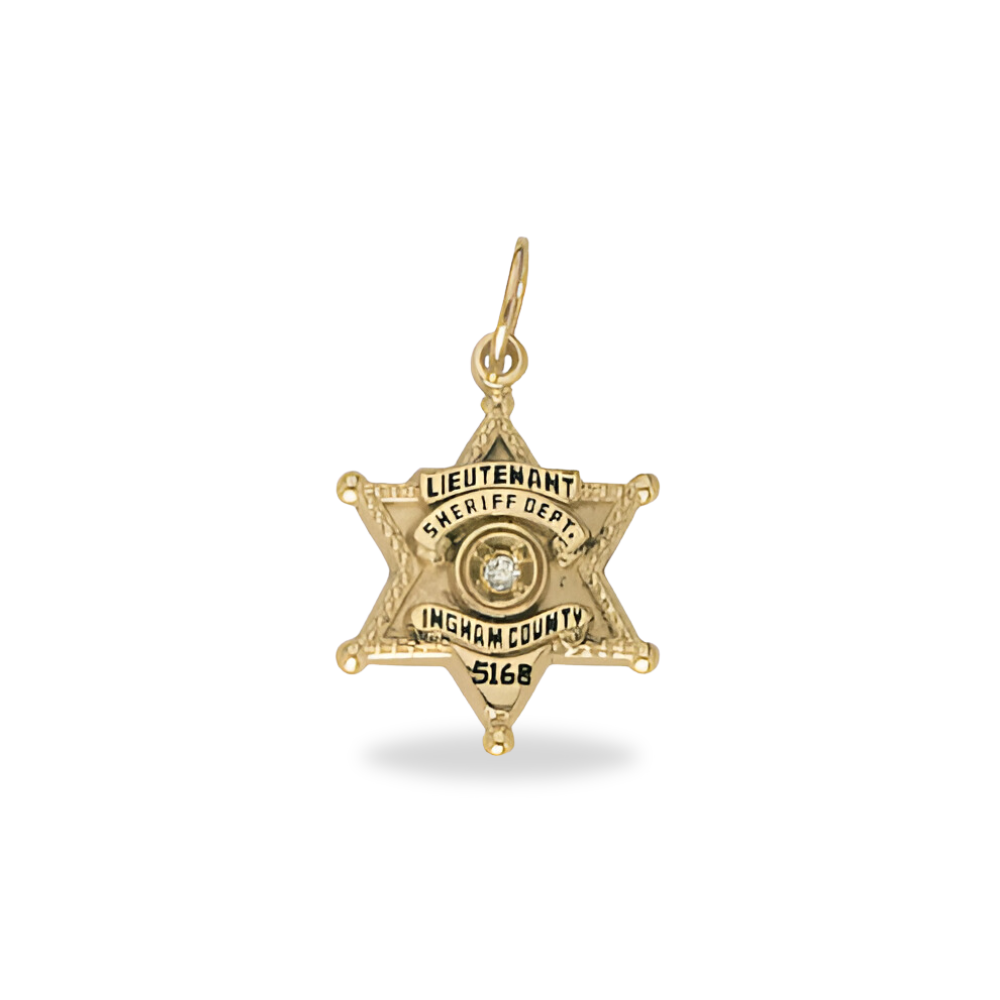 Ingham County Sheriff Department Badge Pendant