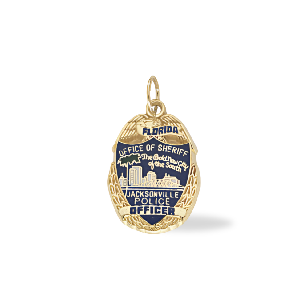 Jacksonville Police Department Badge Pendant