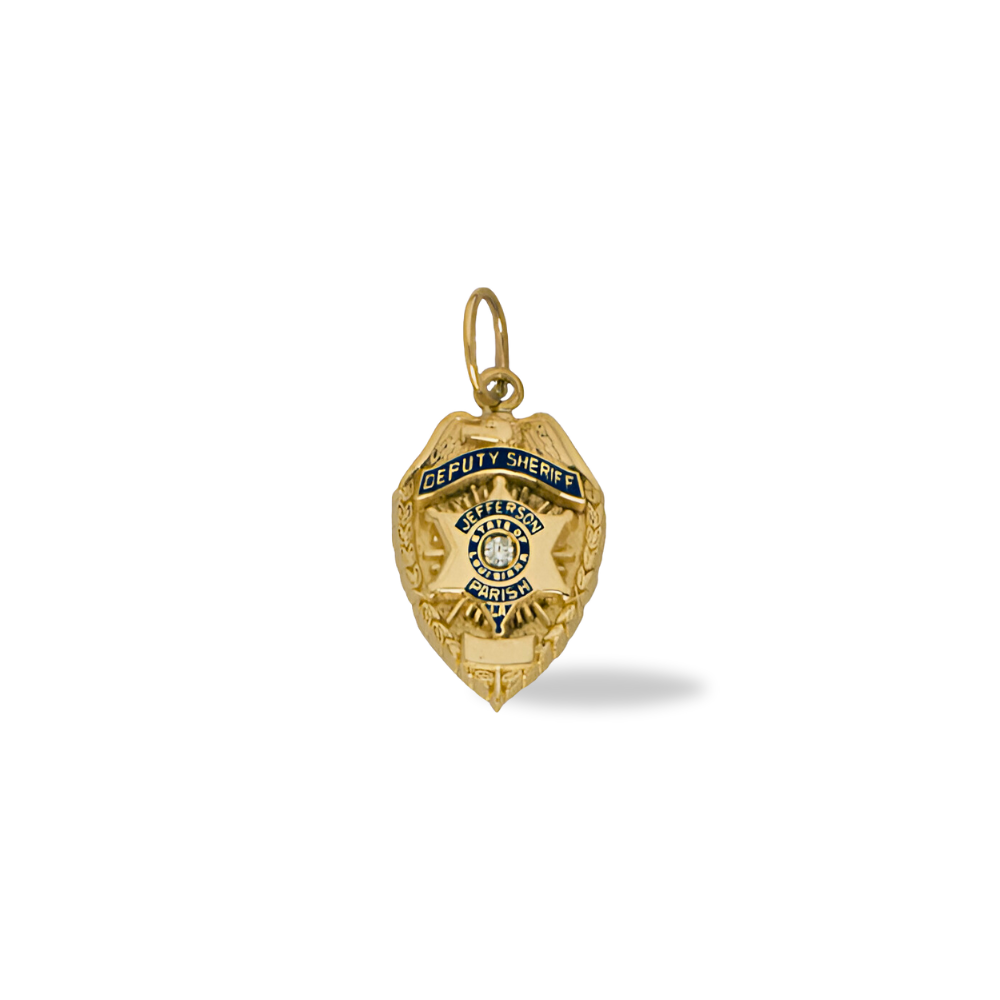 Jefferson Parish Sheriff Department Badge Pendant