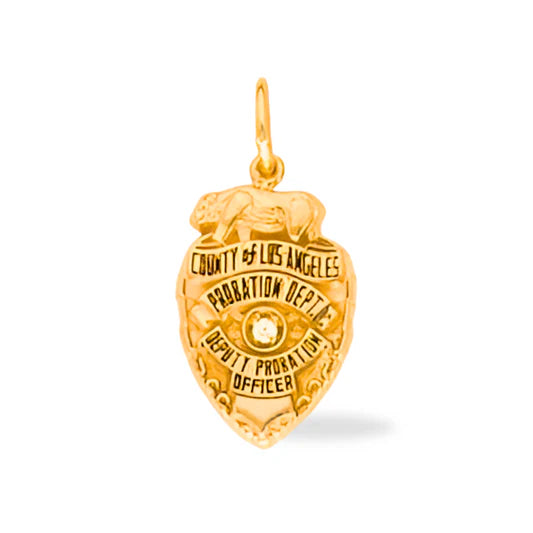 L.A County Probation Department Badge Pendant