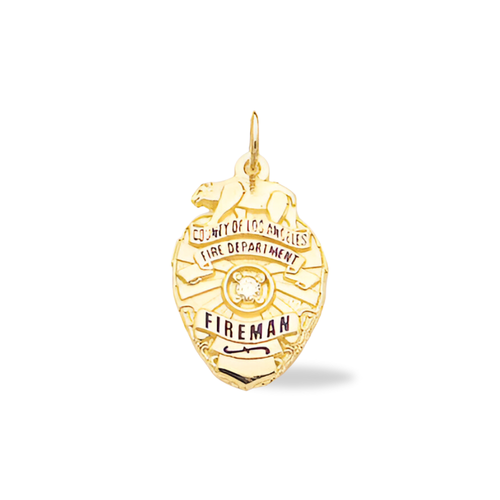 LACFD Badge Pendant