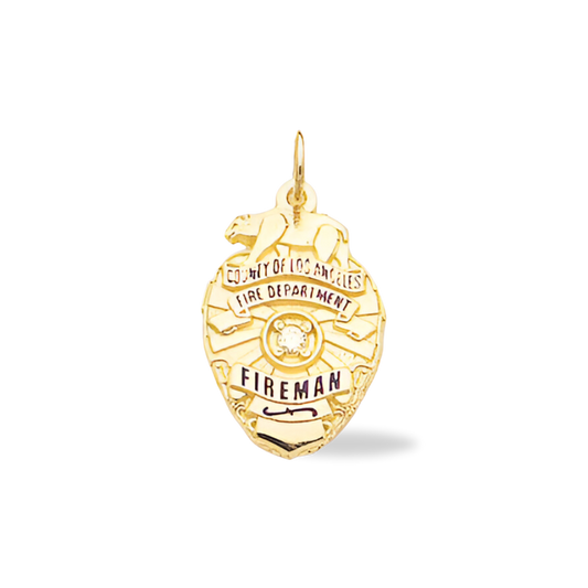 LACFD Badge Pendant