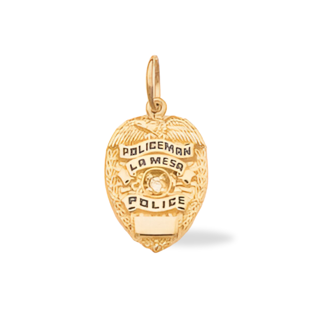 La Mesa Police Department Badge Pendant