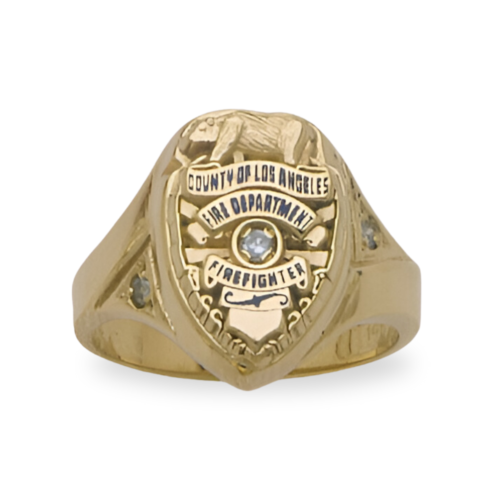 LACFD Badge Ring