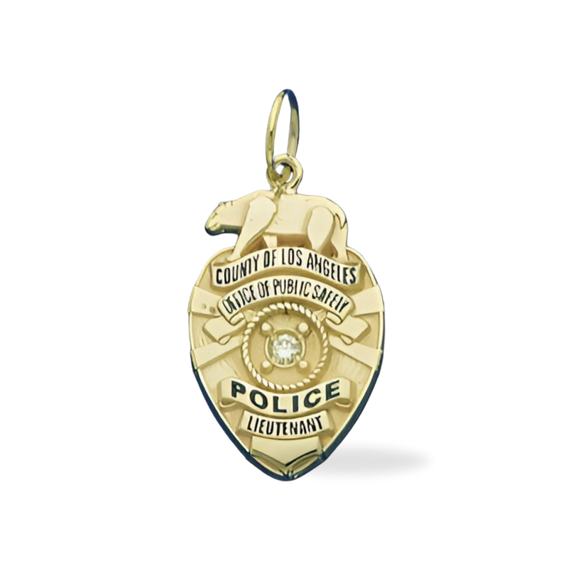 L.A County Probation Department Badge Pendant
