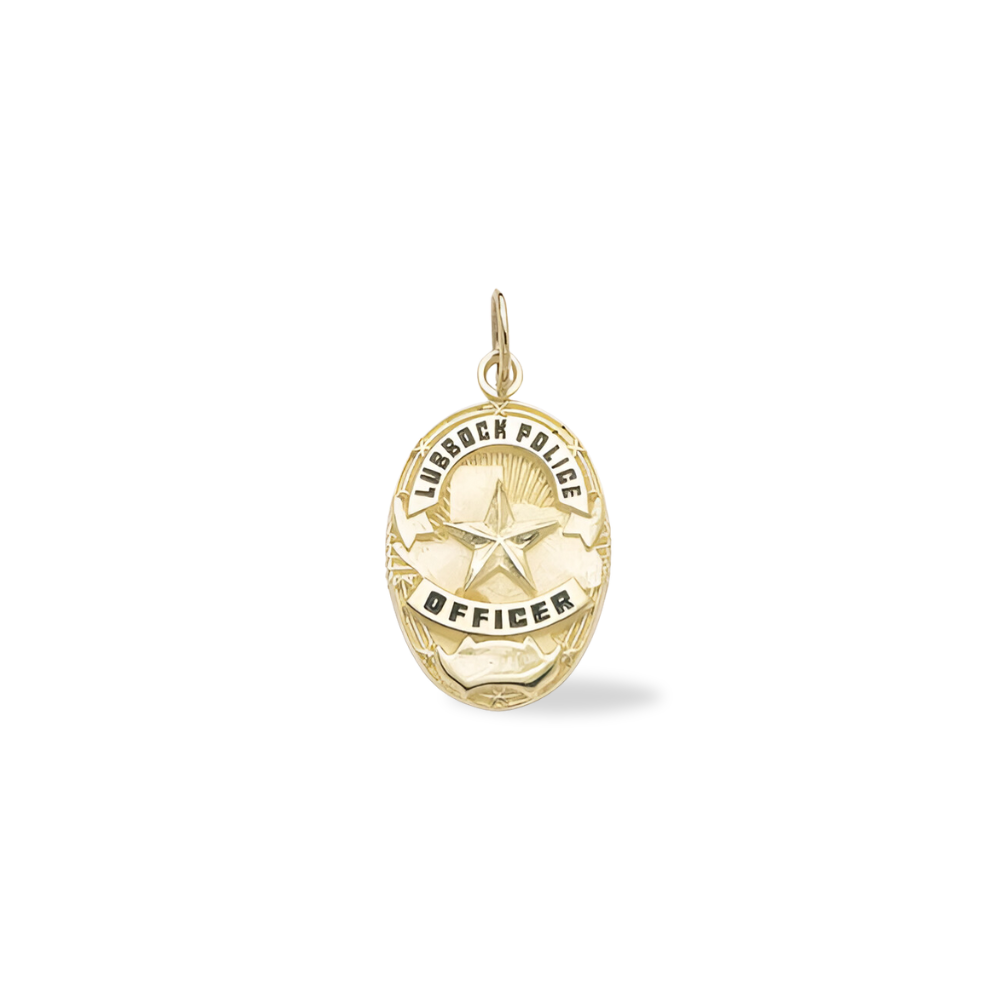 Lubbock Police Department Badge Pendant