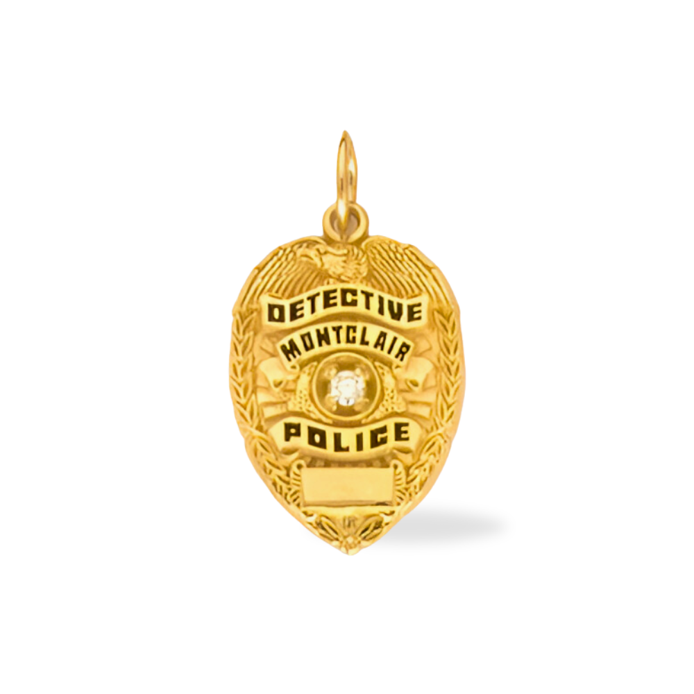 Montclair Police Department Badge Pendant