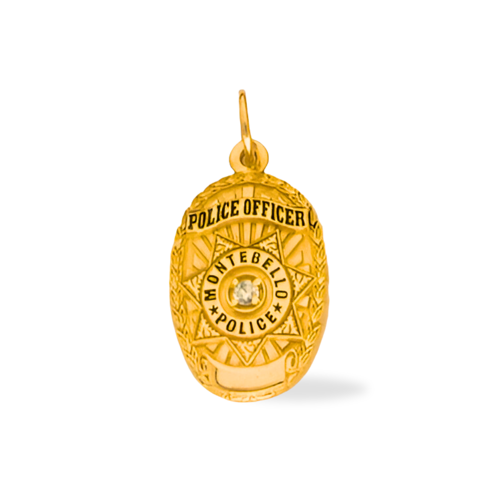 Montebello Police Department Badge Pendant