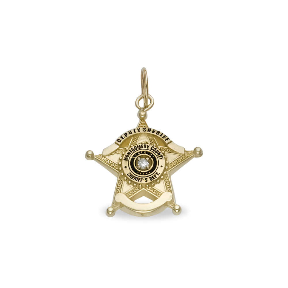 Montgomery County Sheriff Department Badge Pendant
