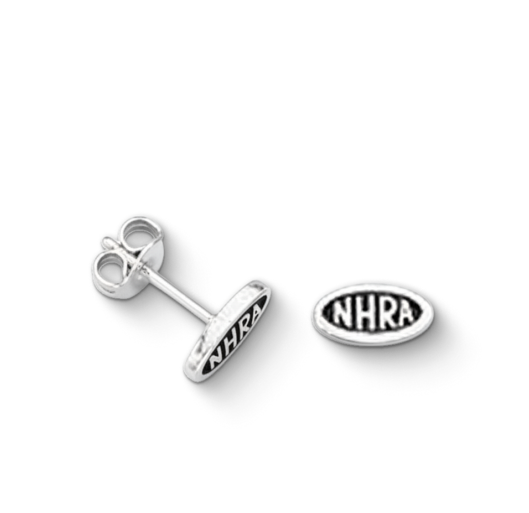 NHRA Oval Logo Earrings - Petite Studs