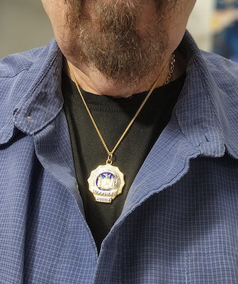 New York State Dept. of Correctional Services Badge Pendant
