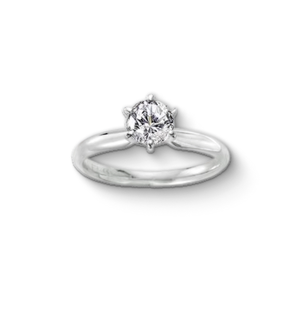 New Dawn Lab Grown Round Brilliant Solitaire Ring - Diamond