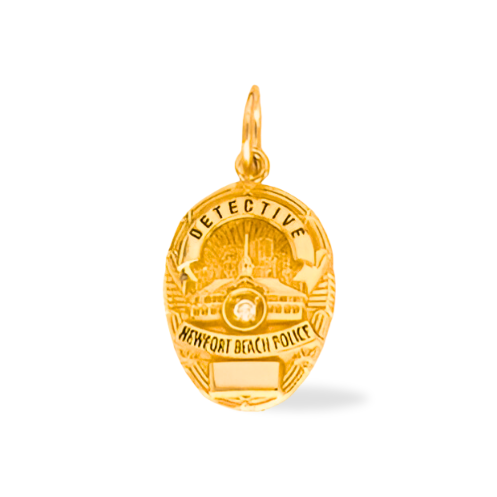 Newport Beach Police Department Badge Pendant