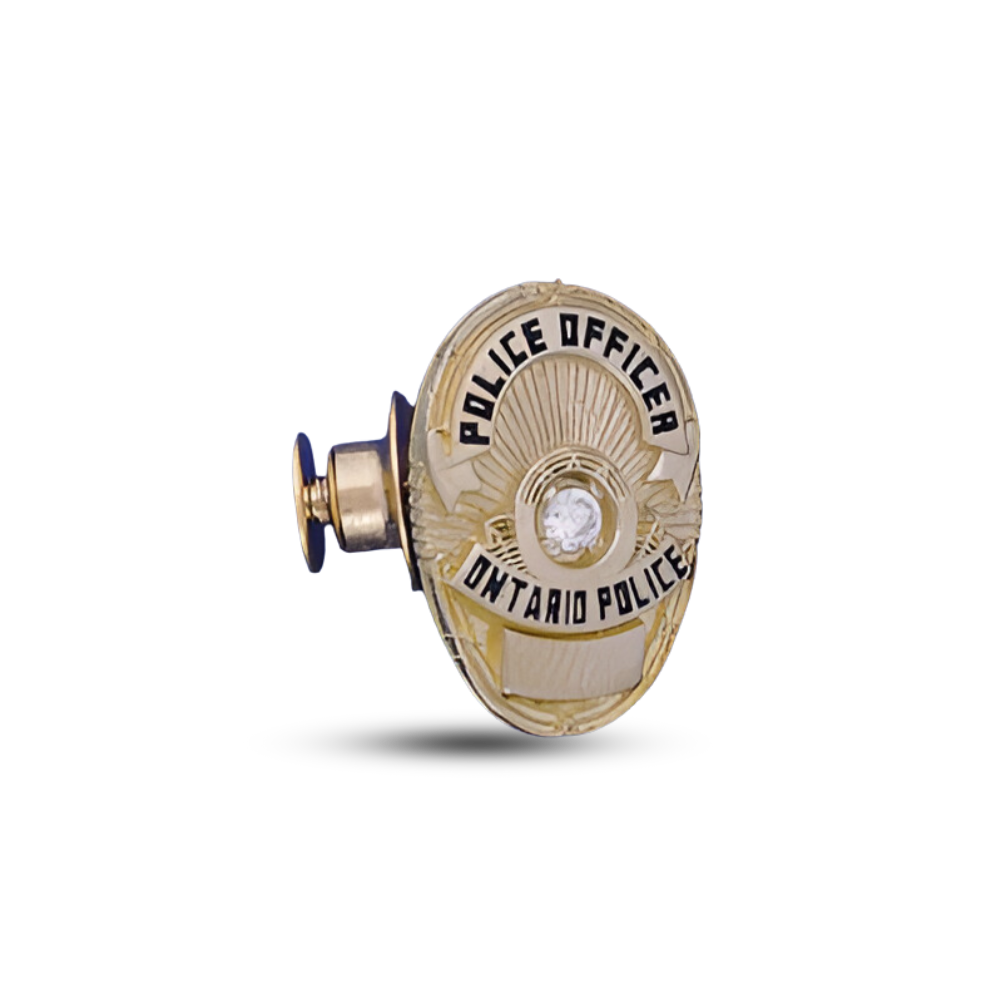 Ontario PD Badge - Pendant - Two Tone