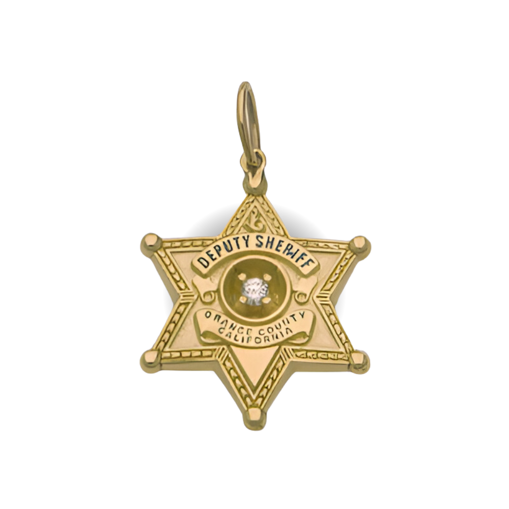 Orange County Sheriff Department Badge Pendant