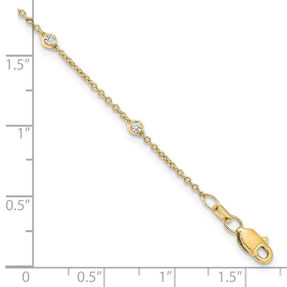 True Origin Lab Grown Diamond VS+ F+ Complete 7 Station 7 in Bracelet