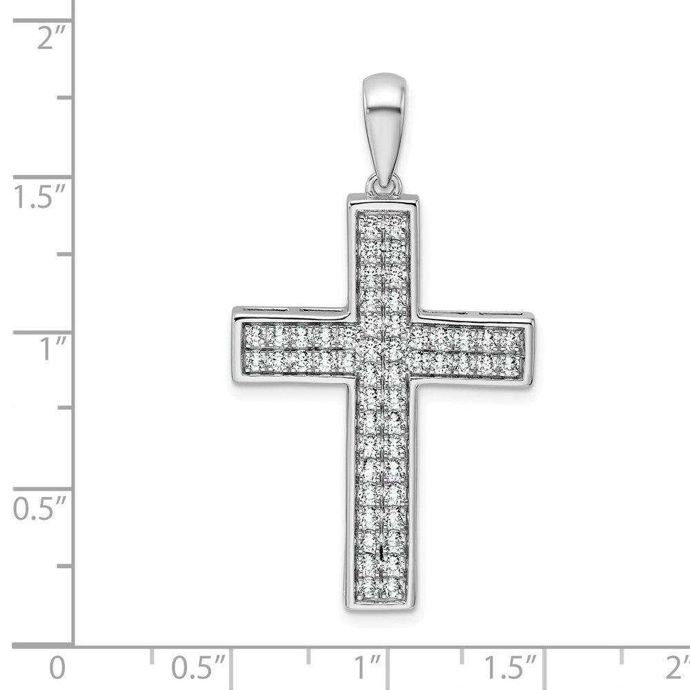 True Origin Lab Grown Diamond VS+ F+ Complete Cross Pendant