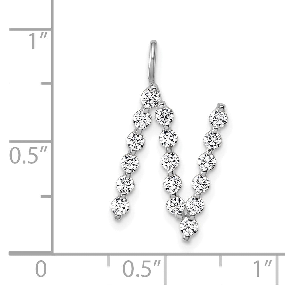 True Origin Lab Grown Diamond VS+ F+ Complete Alphabet N Pendant