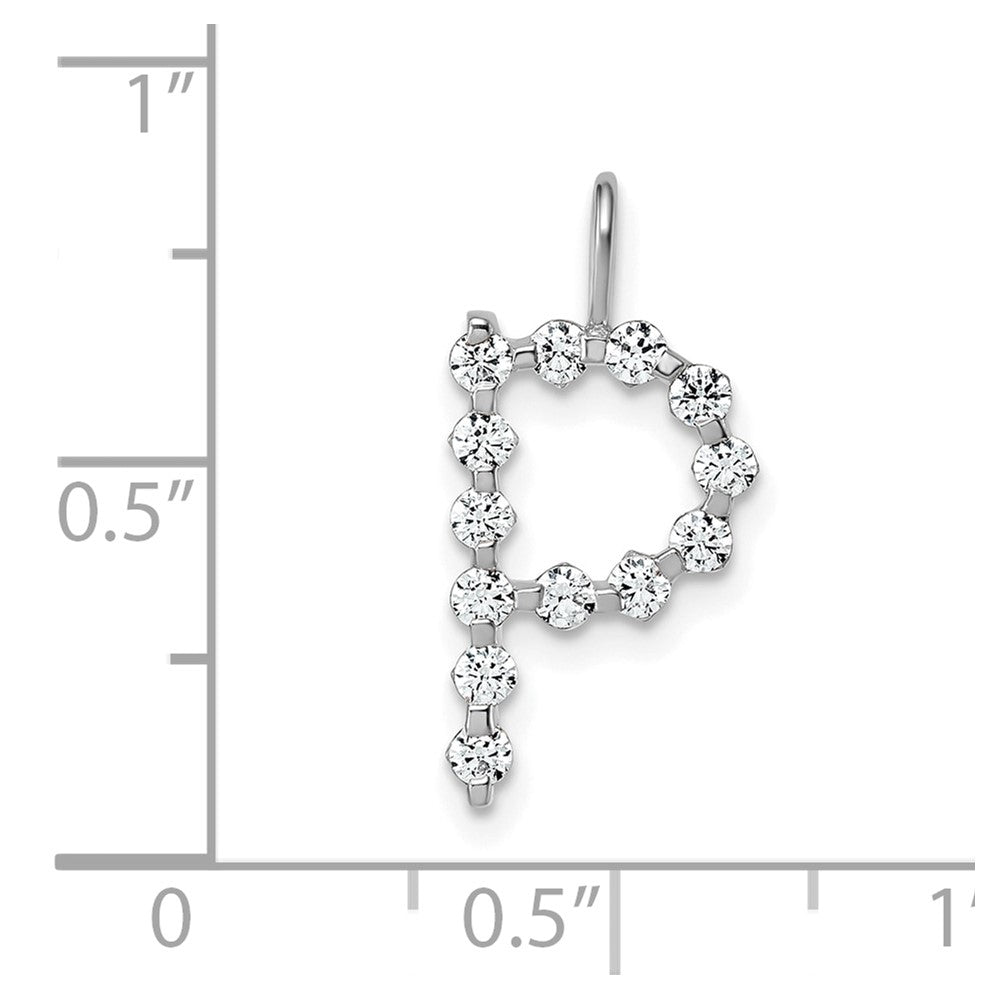 True Origin Lab Grown Diamond VS+ F+ Complete Alphabet P Pendant