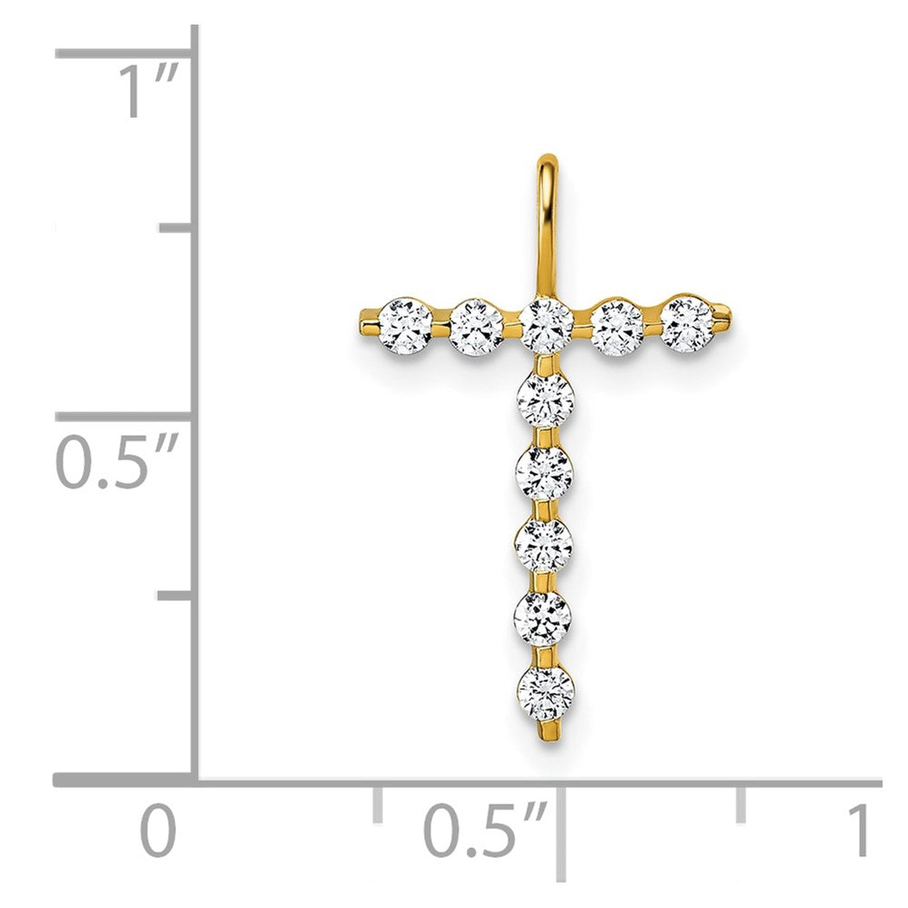 True Origin Lab Grown Diamond VS+ F+ Complete Alphabet T Pendant