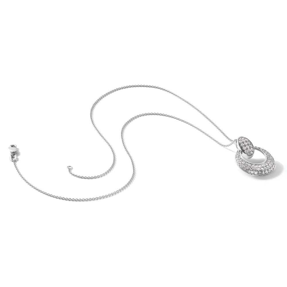 True Origin Lab Grown Diamond VS+ F+ 18 in Complete Circle Pendant Necklace