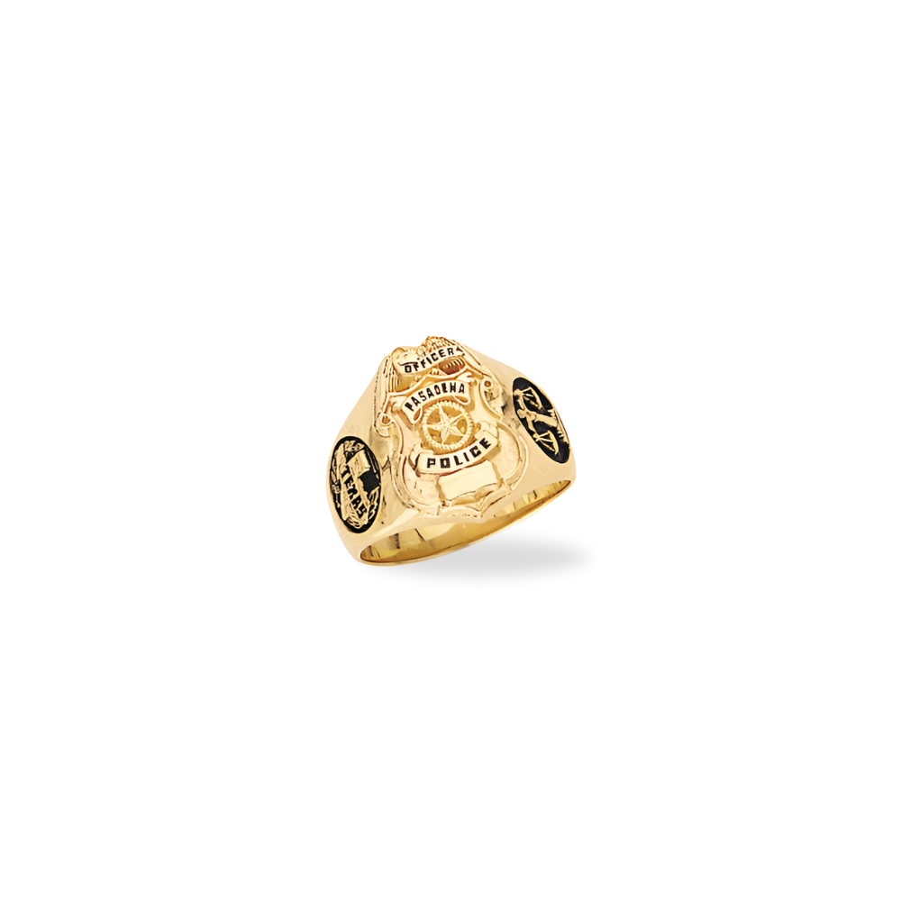 Pasadena Police Department Badge Ring