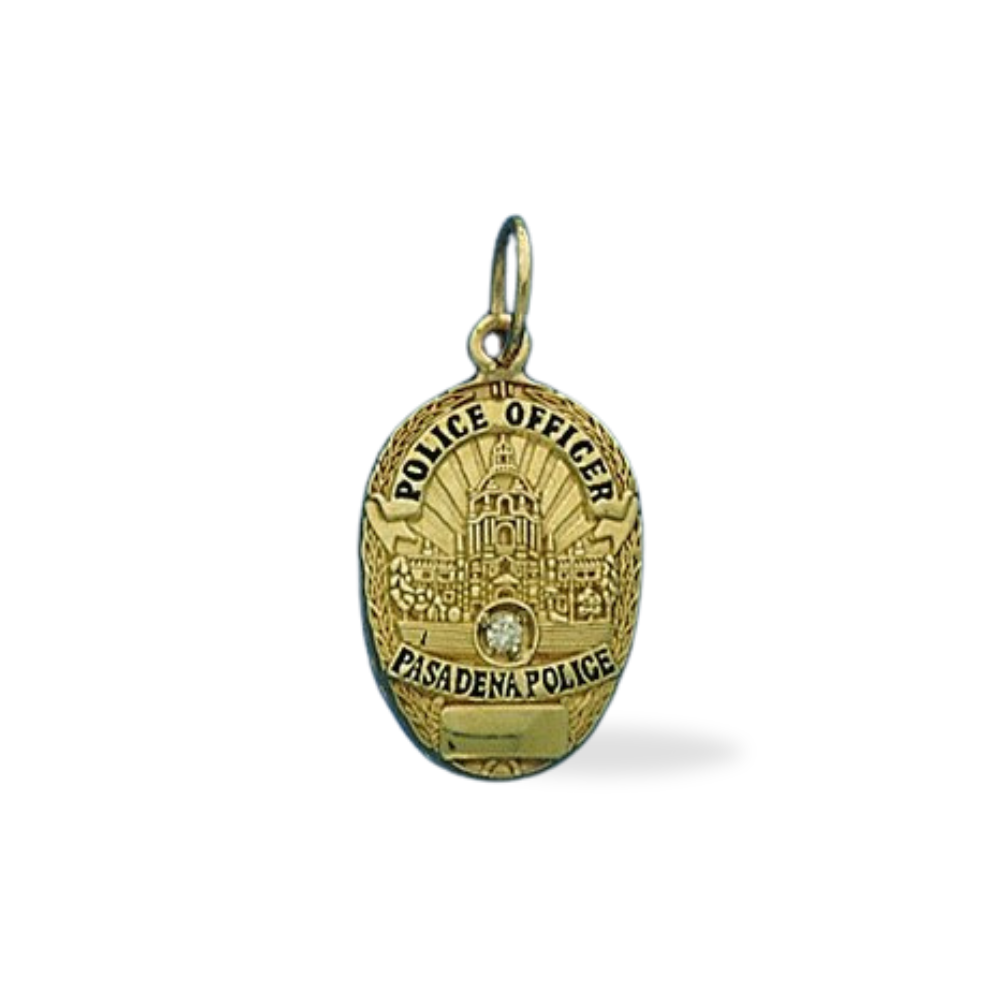 Pasadena Police Department Badge Pendant