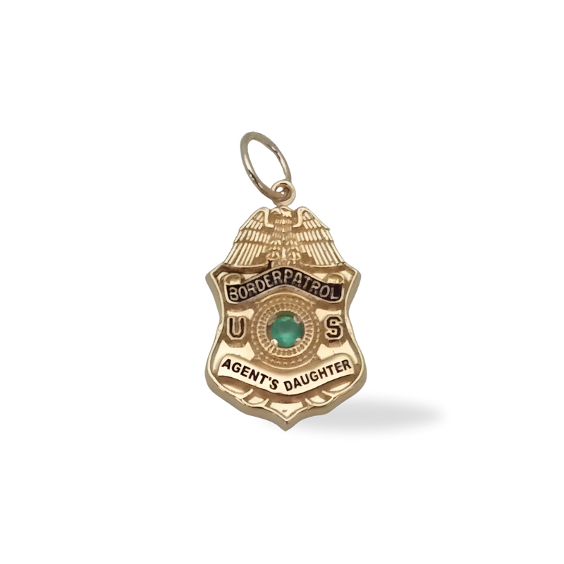 US Border Patrol Supervisory Agent Badge Pendant