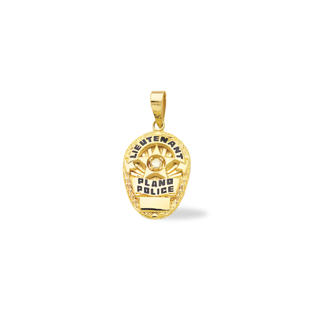 Plano Police Department Badge Pendant